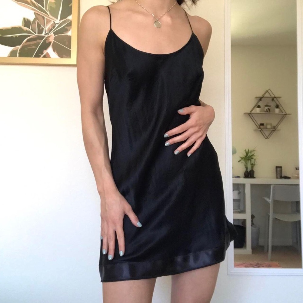 VINTAGE 100% SILK Victoria’s Secret Slip Dress